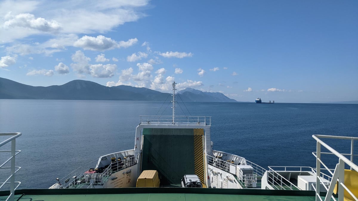 Ferry to Trpanj, Kroatië