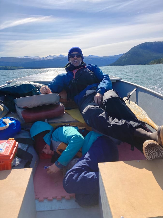 One Night Camp On Kusawa, Canada