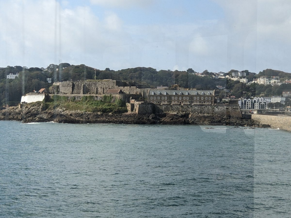 Ankunft in St. Peter Port, Guernsey