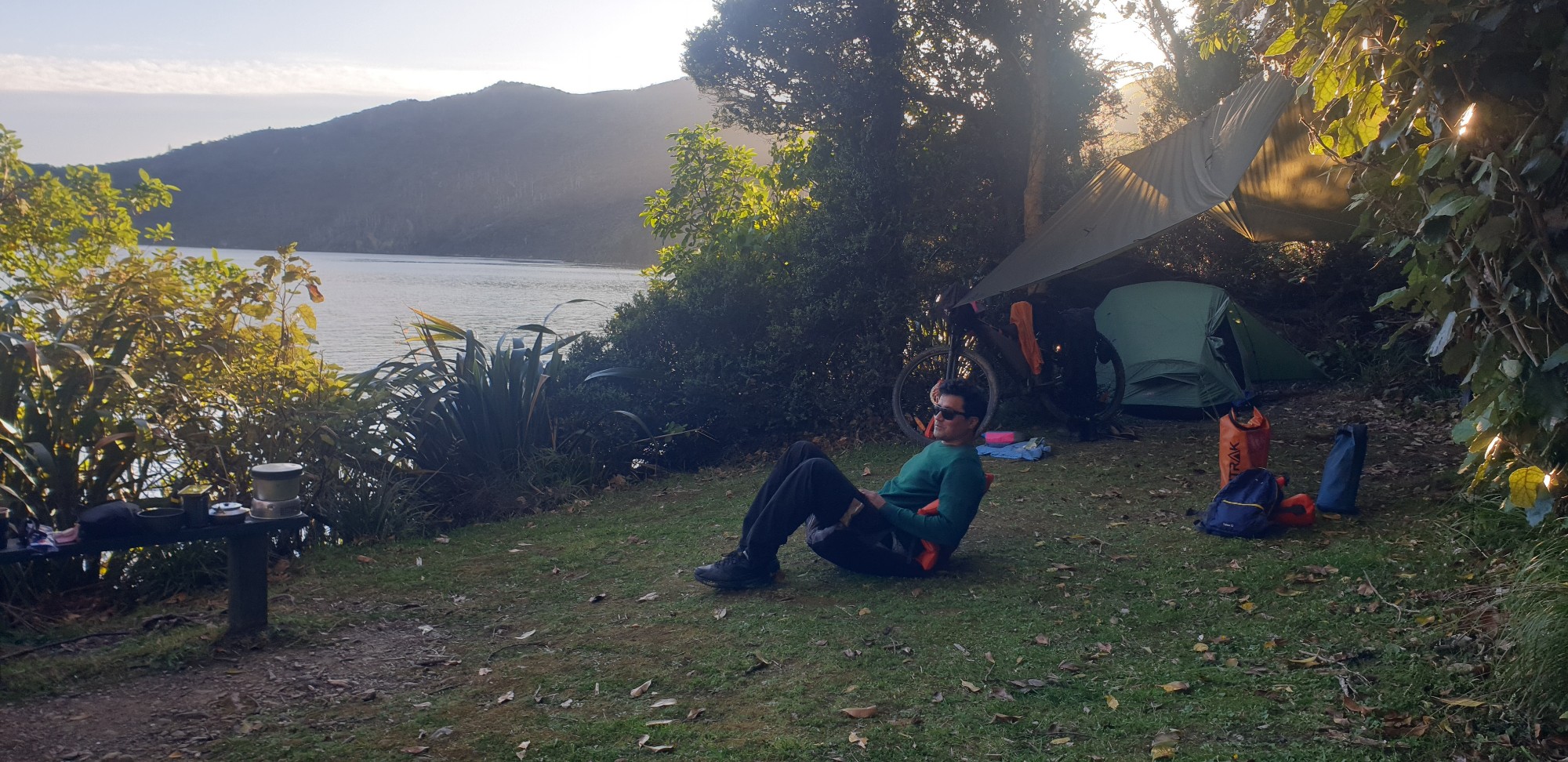Schoolhouse Bay Campsite by Kate