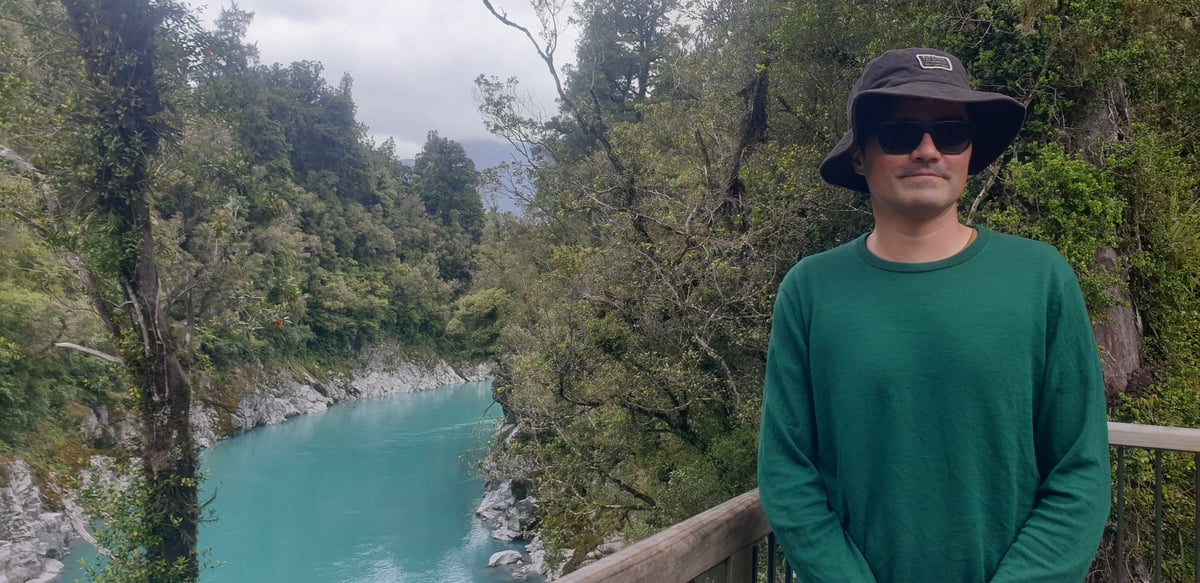 Día de descanso en Hokitika, Nueva Zelanda
