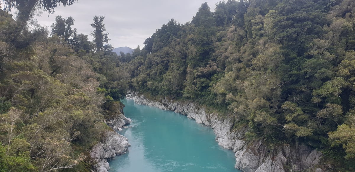 Día de descanso en Hokitika, Nueva Zelanda