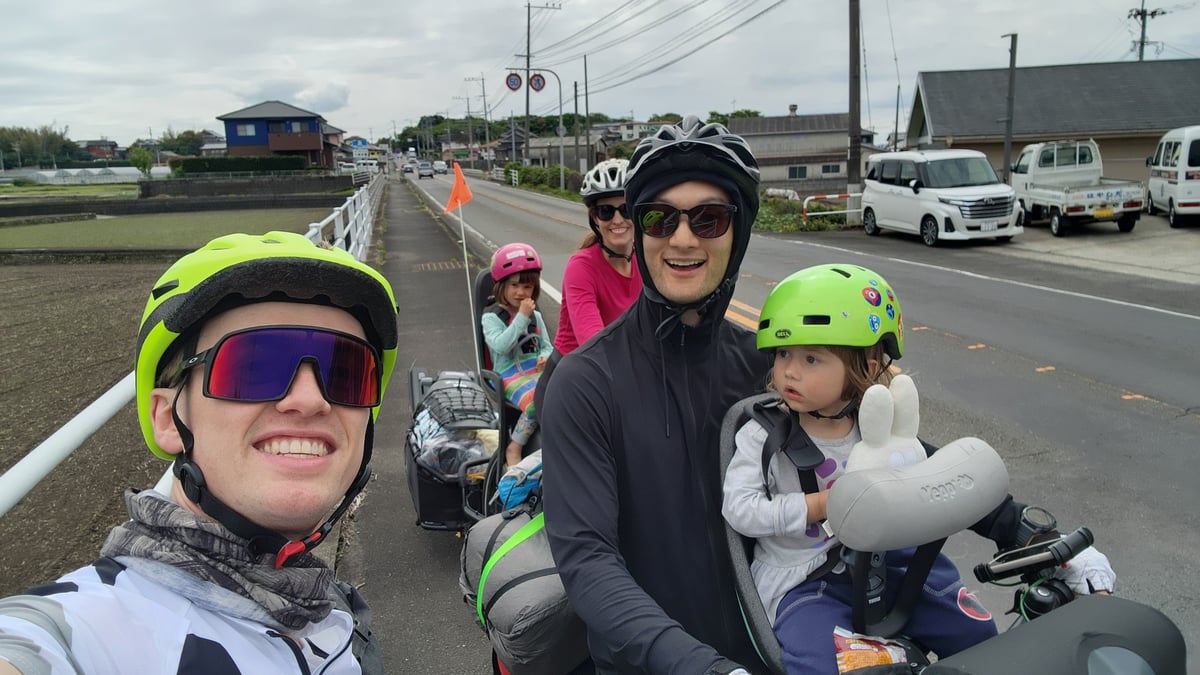 First day of riding., Japan