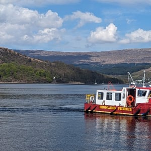 Crossing the Loch by Simon &amp;amp; Lucy