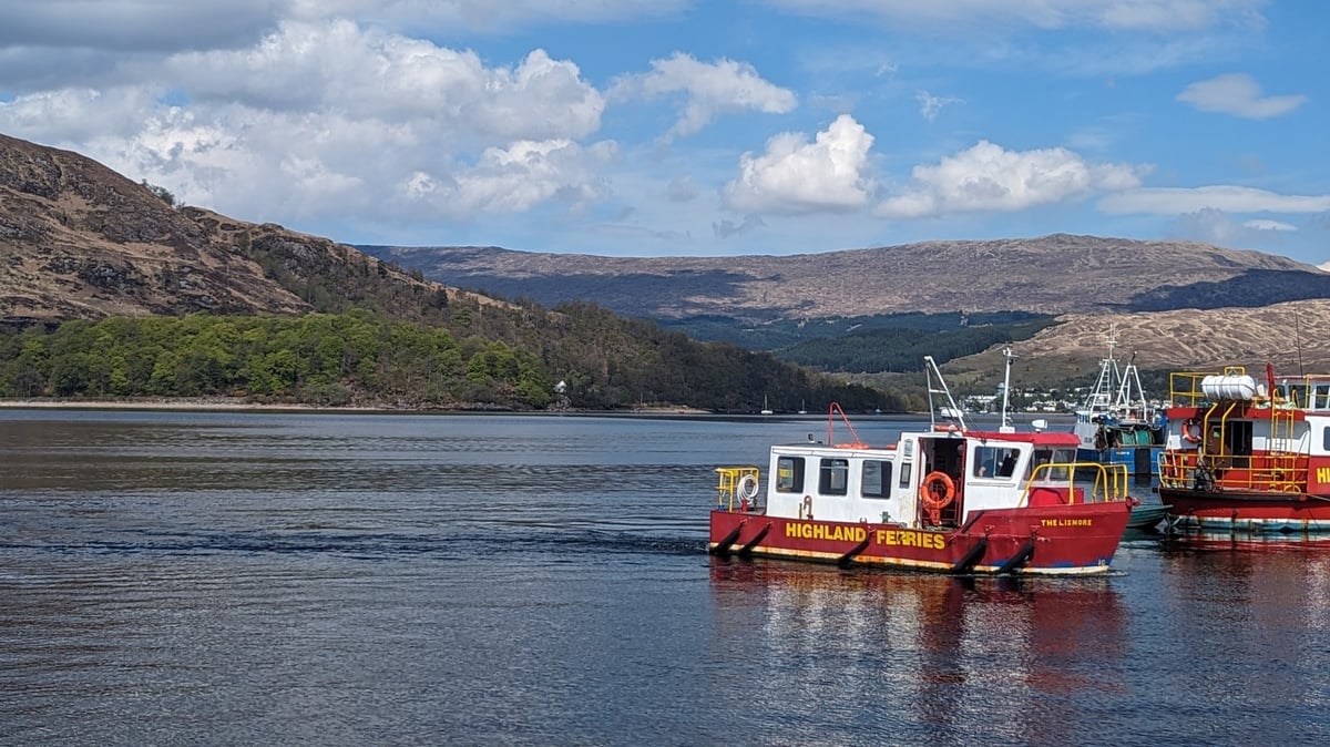 Crossing the Loch, Scotland