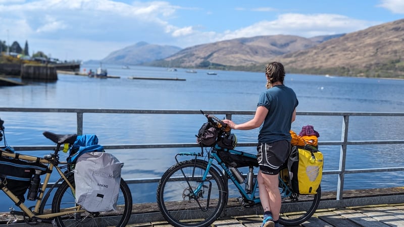 Crossing the Loch, day 1 of Cycling the Hebridean Way