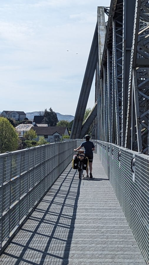 Connel Bridge and Falls of Lora, Scotland