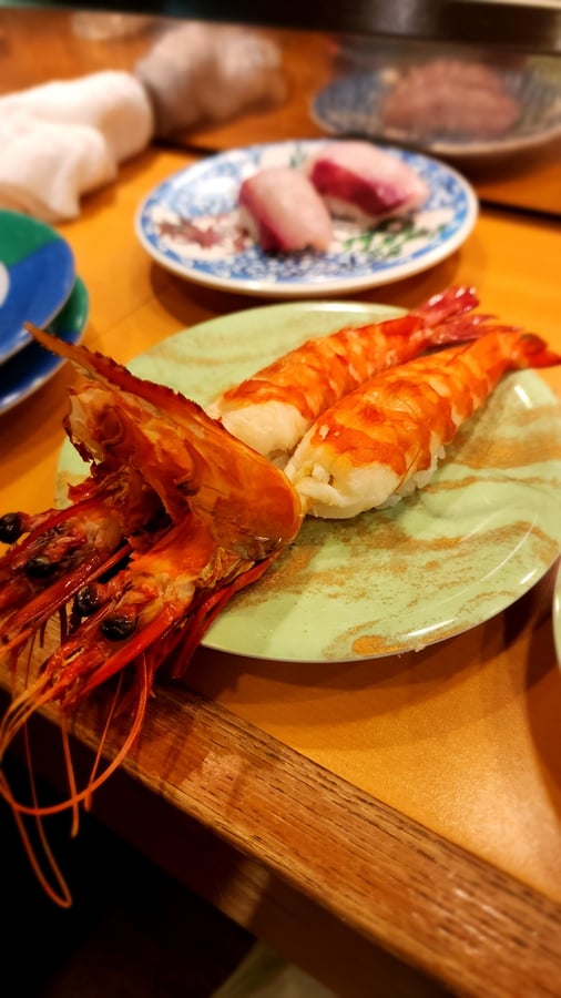 Increíble sushi, Japón