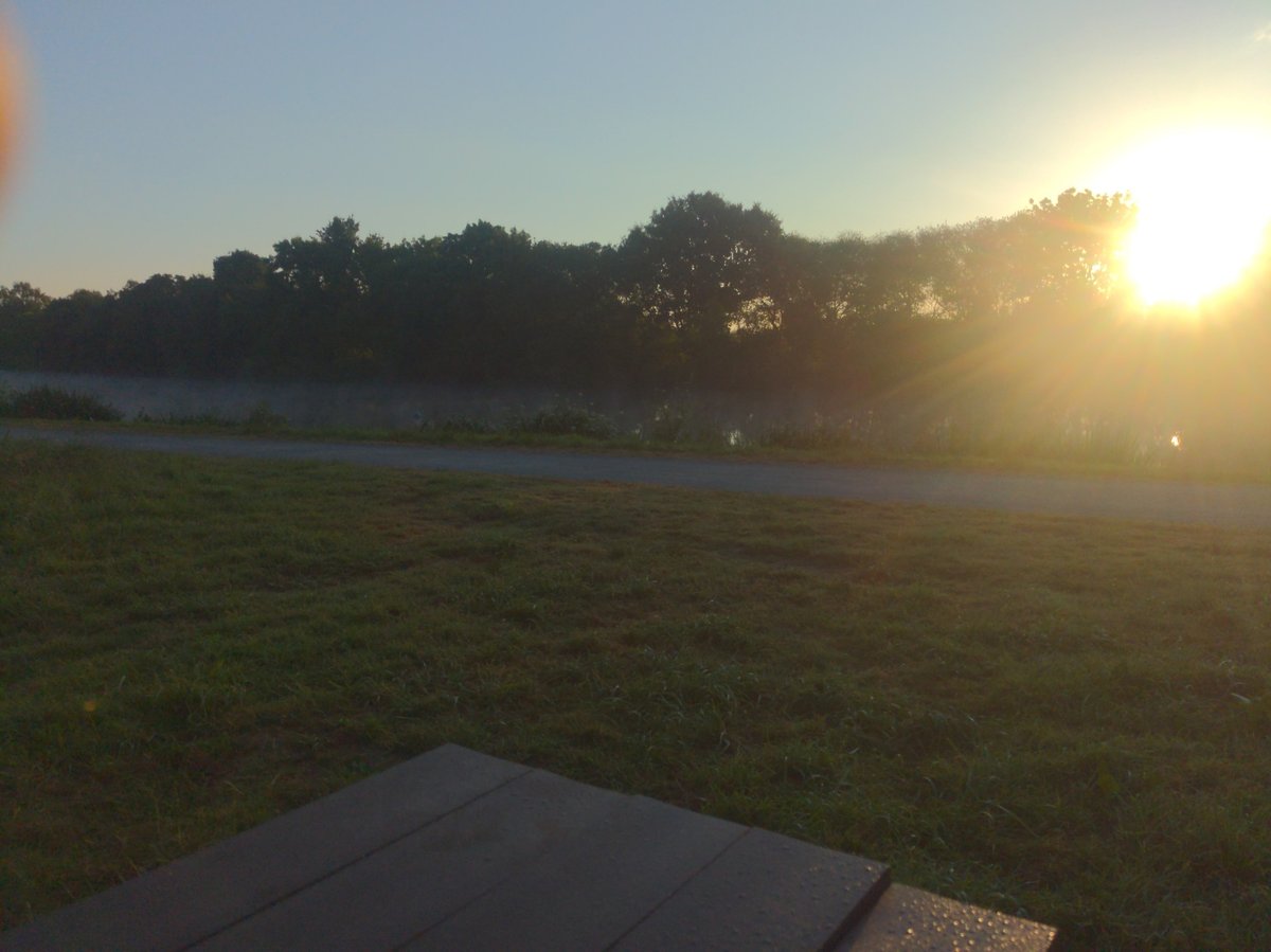 Sunrise At Camp, France