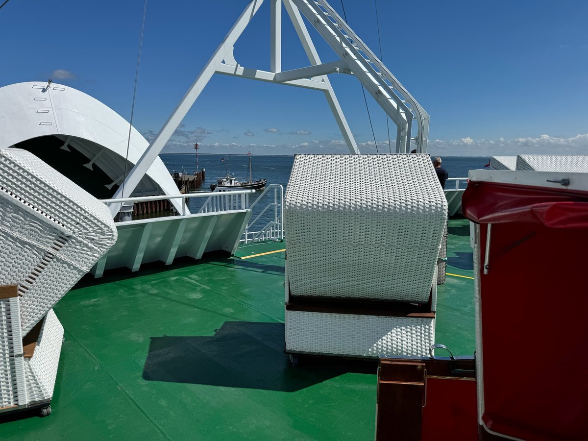 Escale en ferry vers Rømø, Danemark, Allemagne
