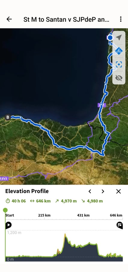Halbzeit! Morgen neue Route!, Frankreich