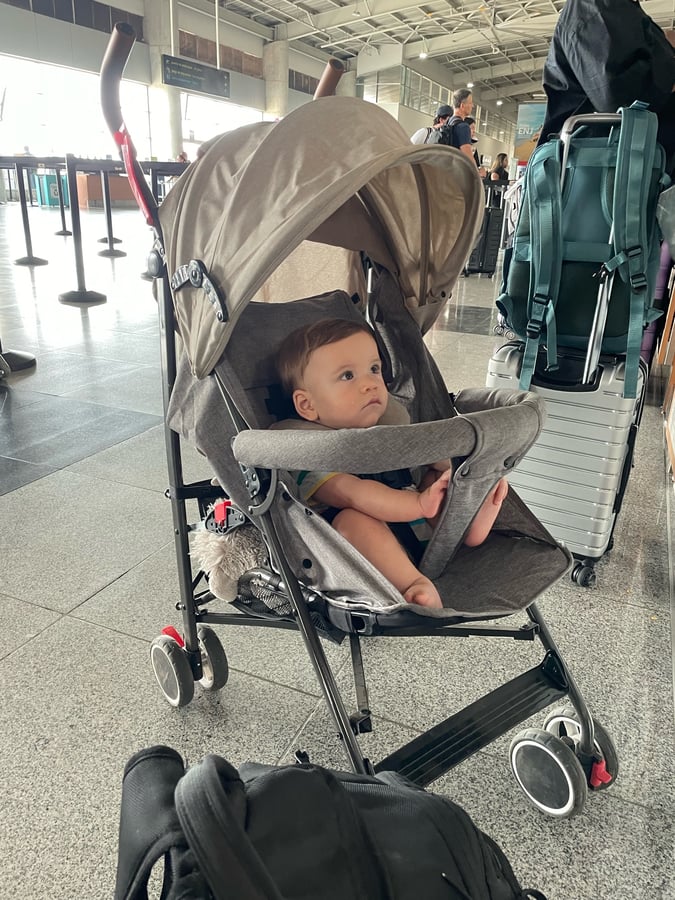 Flug nach Dallas am 8. Mai – Lucas erster Flug!, Costa Rica