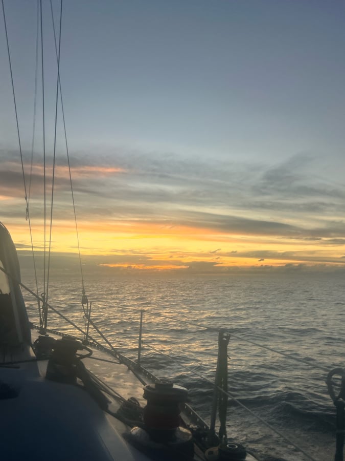 Sunset In The Caribbean Sea