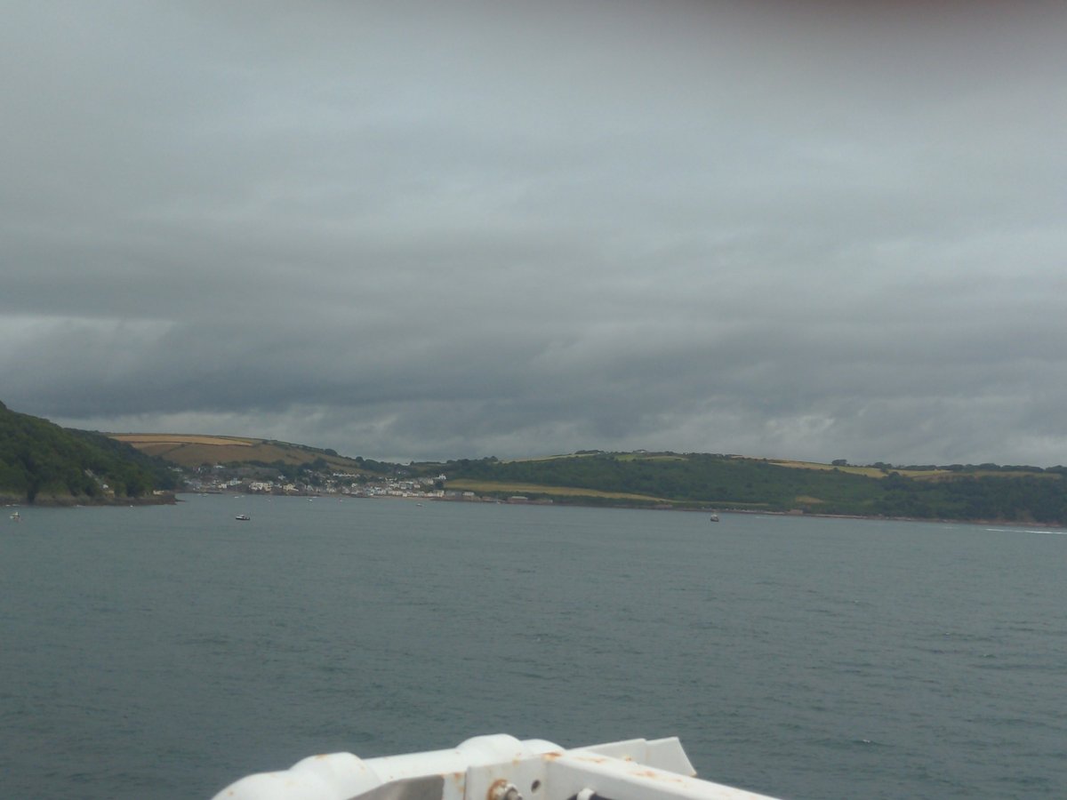 Arriving Plymouth Sound, England