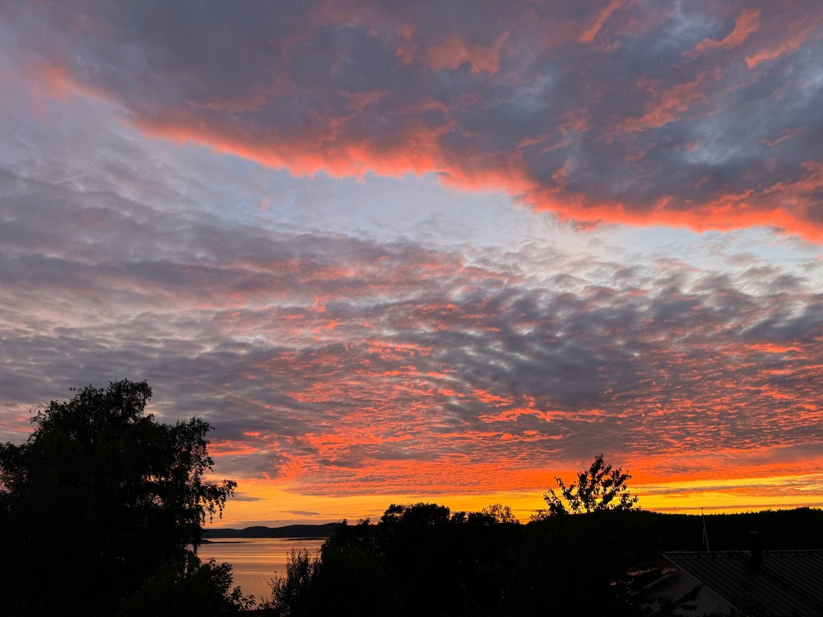 Nachtroter Himmel, Schweden