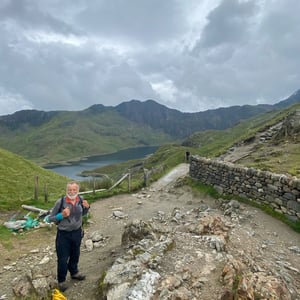 Pyg Track Meets Crib Goch by Emily