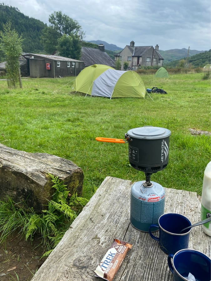 Back At Camp, Wales