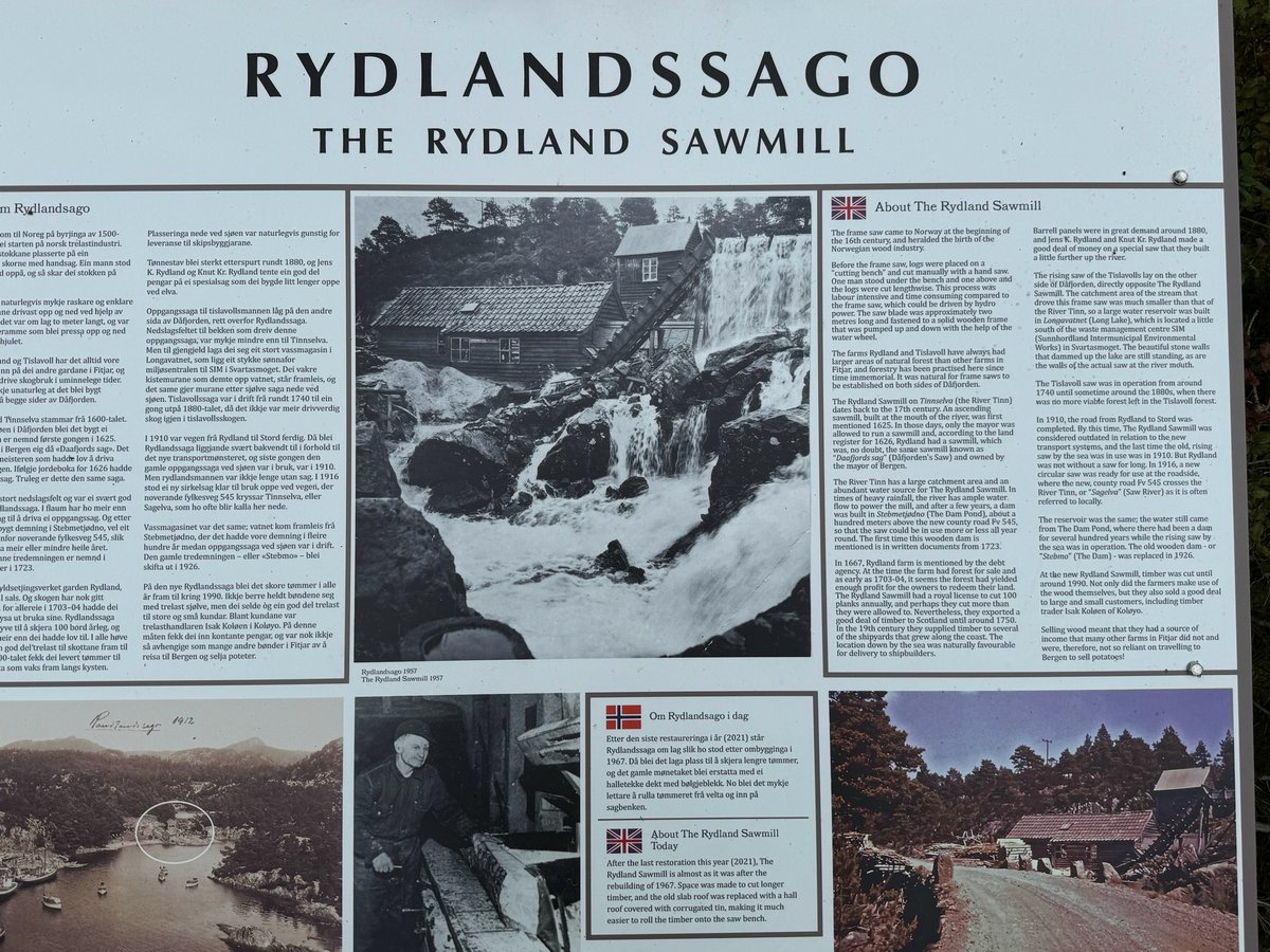 Rylandssago - Old Sawmill Fitjar, Norway