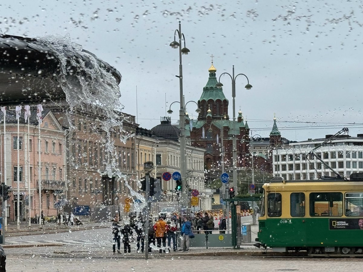Arrivée à Helsinki, Finlande
