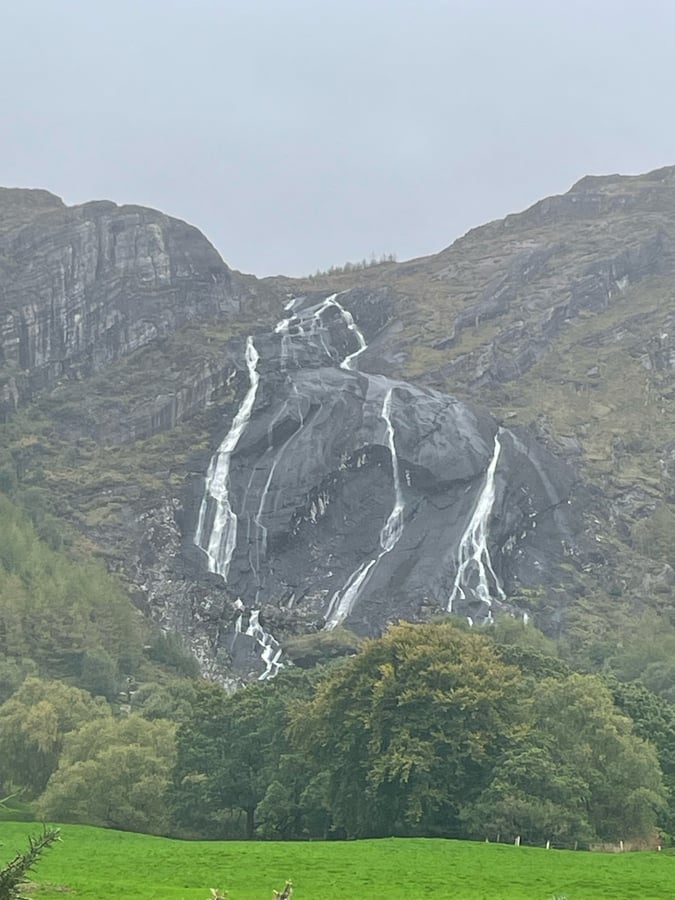 Gleninchaquin Park/waterfall, Ireland