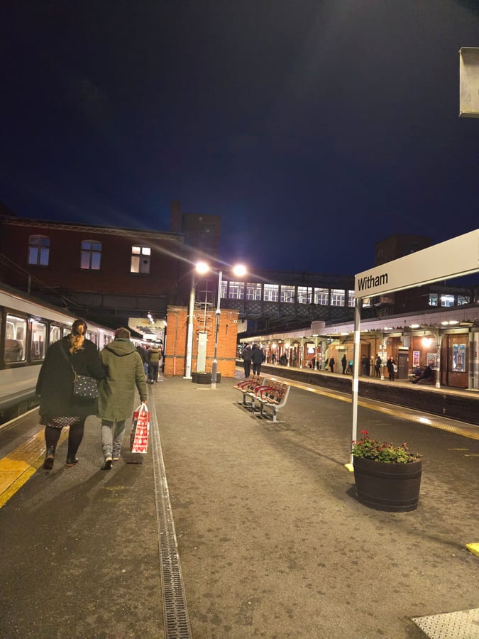 Arriving At Witham, England