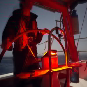 Foggy Night Shift Ahead by David