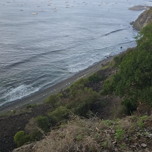 Beach With No People - Black Sand by David