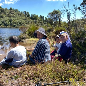 In The Paran&aacute; At Lago verde by Kelly