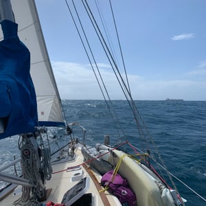 Sailing To The Panama Canal by Adam