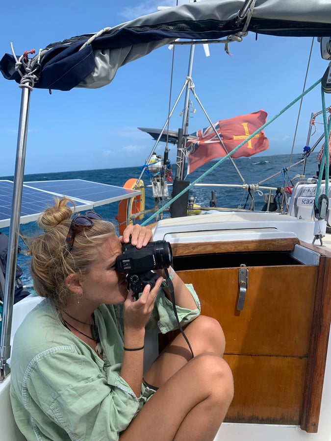 Navegando hacia el Canal de Panamá