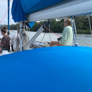 Sailing Up The Panamanian Jungle by Adam