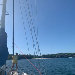 Sailing Las Perlas by Adam