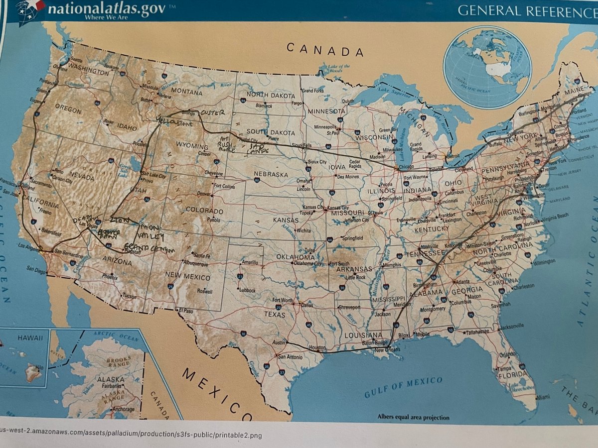 Nuestra ruta difícil, Estados Unidos