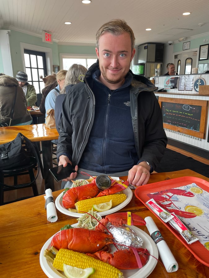 Lobster-eating, United States