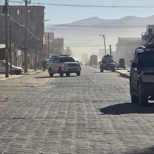 Uyuni - Base Before Crossing Salt Lake by David