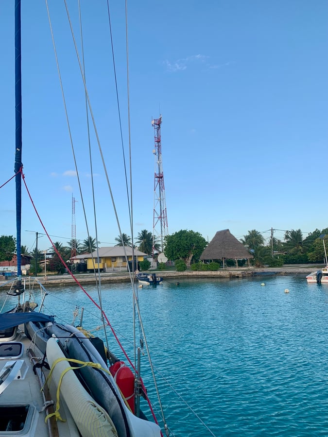 Apataki | Anchored In Town