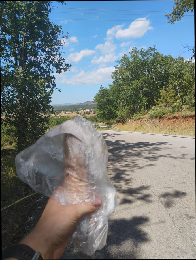 Stop For Leftover Kebab, Greece