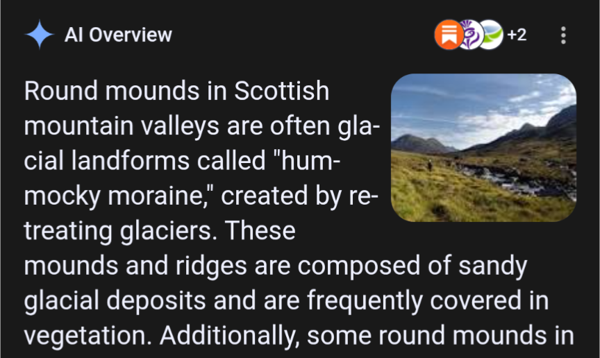 Runde Gletscherhügel!, Schottland