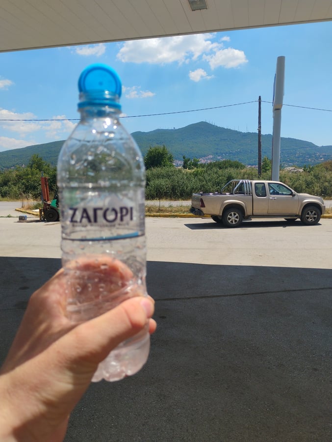 Water After Horrid Climb, Greece