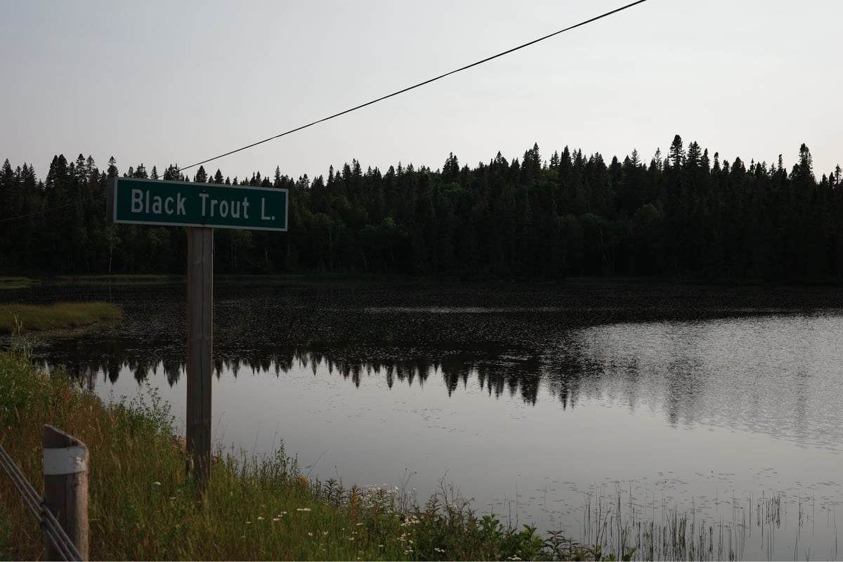 Lago de la trucha negra, Canadá