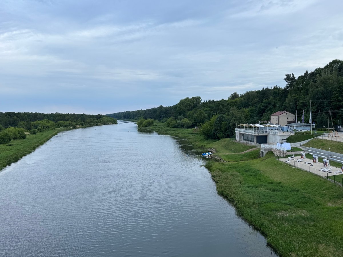 90km and the end of the day in Rozan, Poland