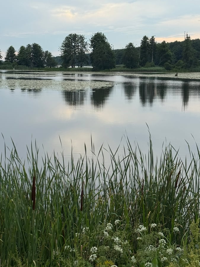 Huge Area Of Water Before Warsaw, Poland