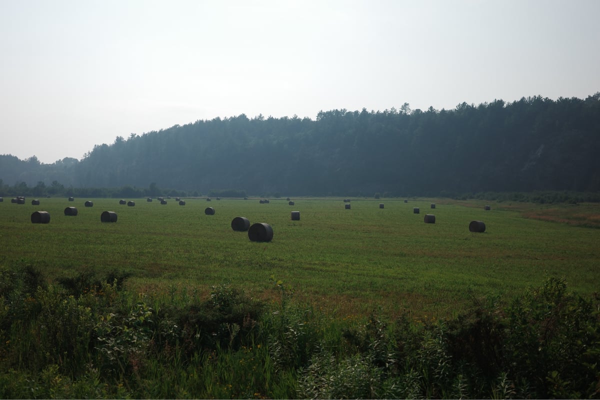 Campo al anochecer, Canadá