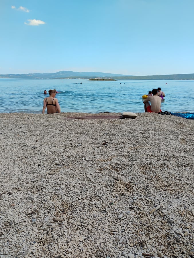 At Beach With Italian Chums, Croatia