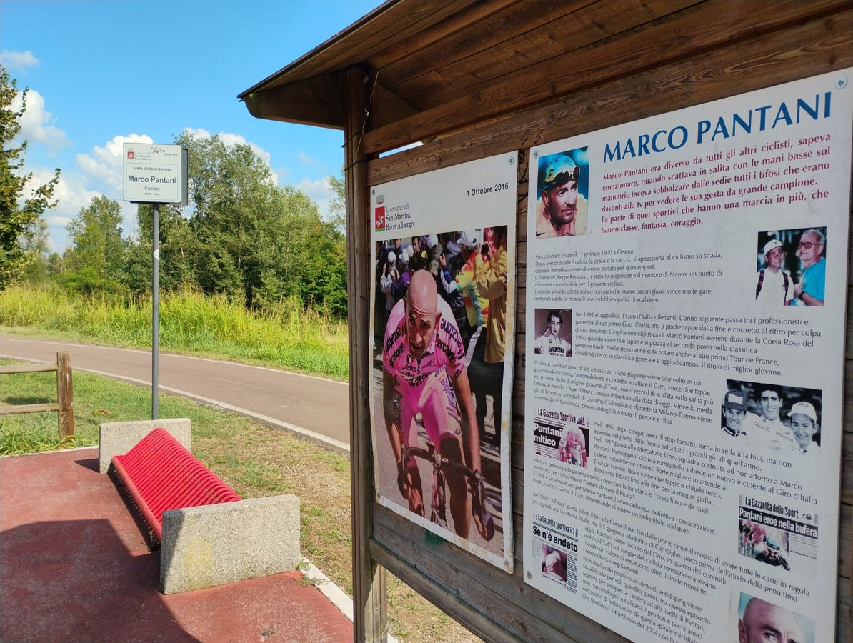 Marco Pantani Schrein-Dingsbums, Italien