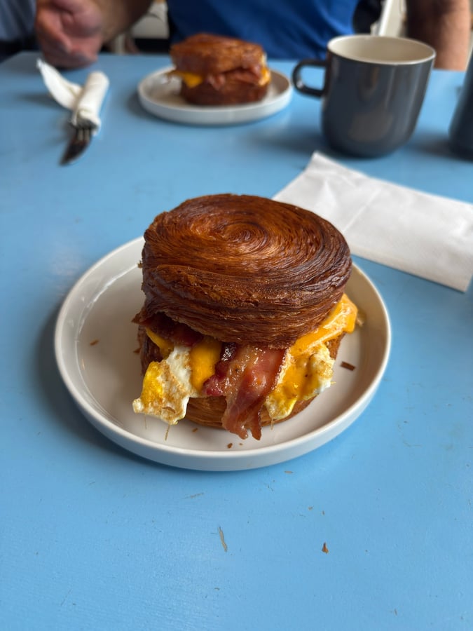 Snack At Bluebarn Coffee, Canada