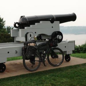 Cannondale And A Cannon by Jeremy
