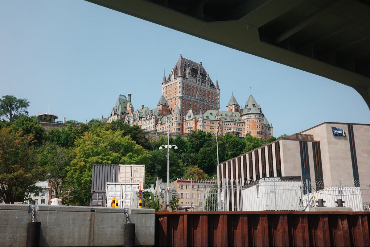 Ferry Across The St Lawrence, Canada