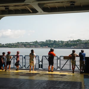 Ferry Across The St Lawrence by Jeremy