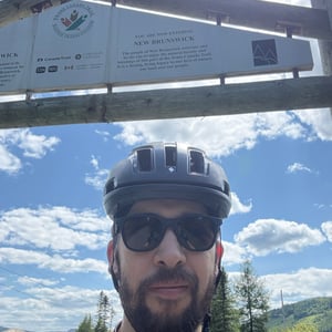 New Brunswick Border by Jeremy